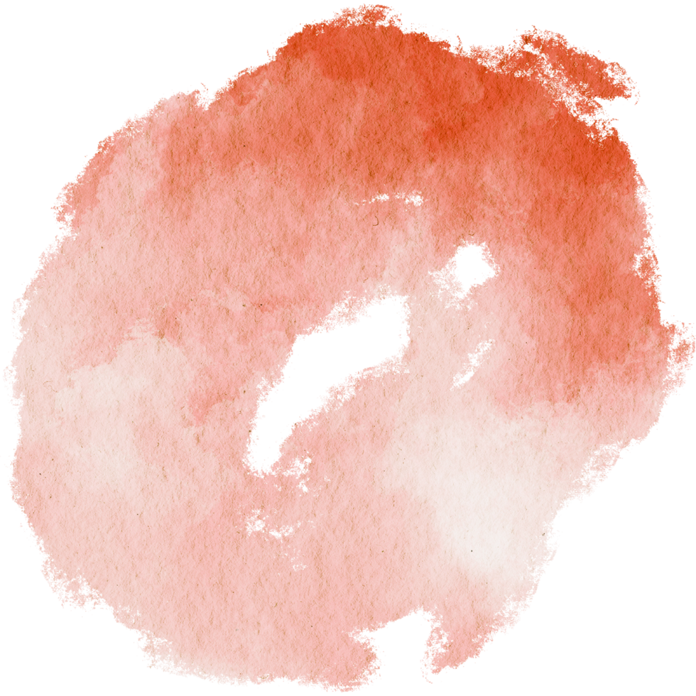 A textured Orange brush stroke merging rugged textures with smooth watercolor effects png