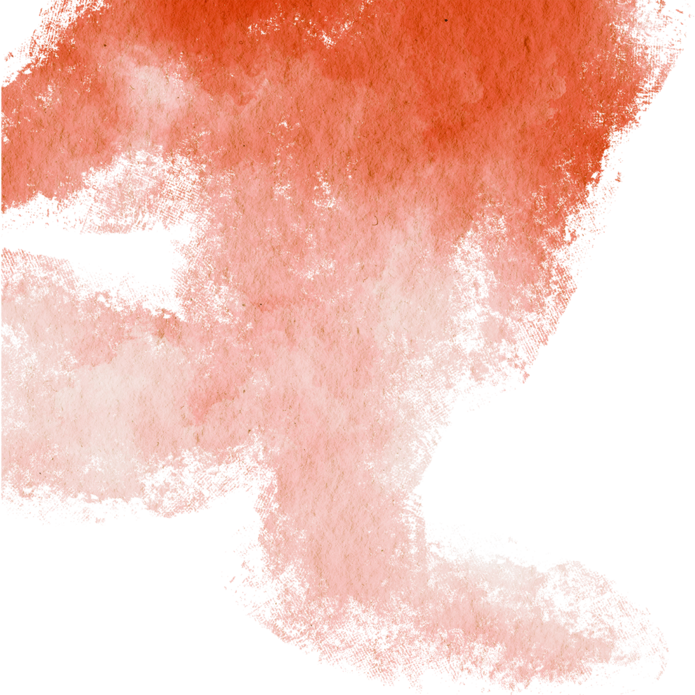 A bold Orange stroke blending distressed textures with fluid watercolor blending png