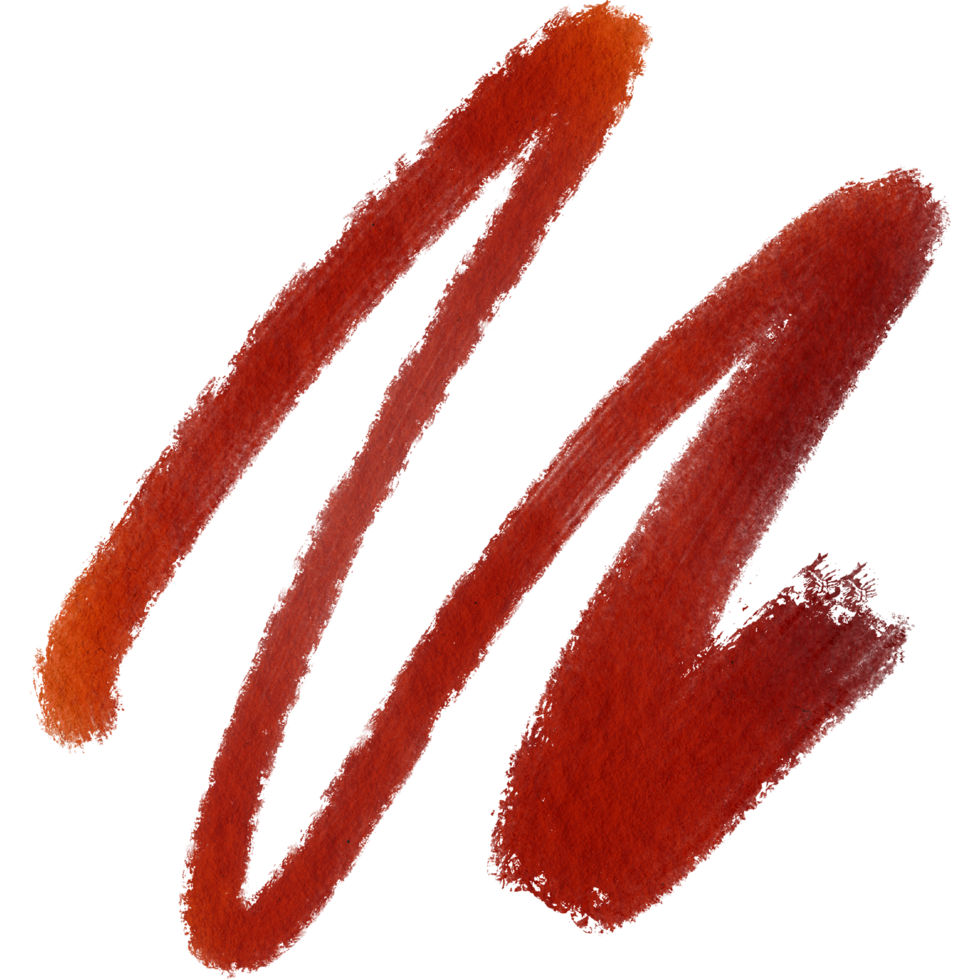 A textured Orange brush stroke blending rough grunge textures with fluid watercolor fades png
