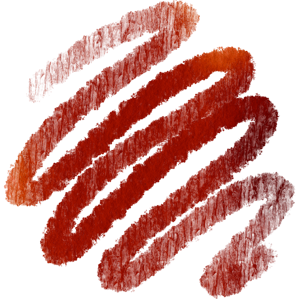 A rough edged Orange stroke blending grunge details with smooth watercolor transitions png