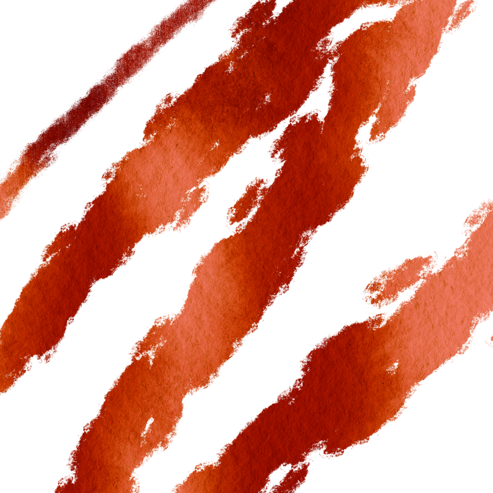 A Orange stroke blending gritty grunge features into fluid watercolor washes png