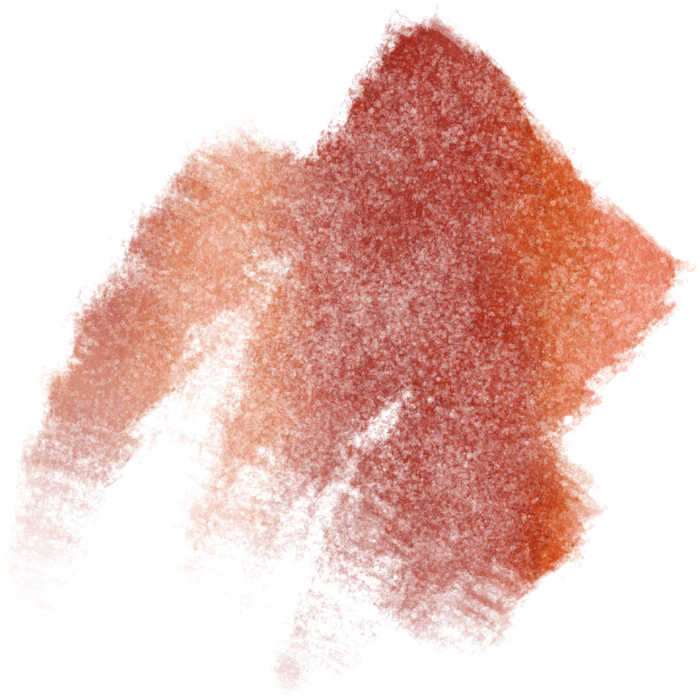 A Orange stroke where grunge elements blend into fluid watercolor washes png