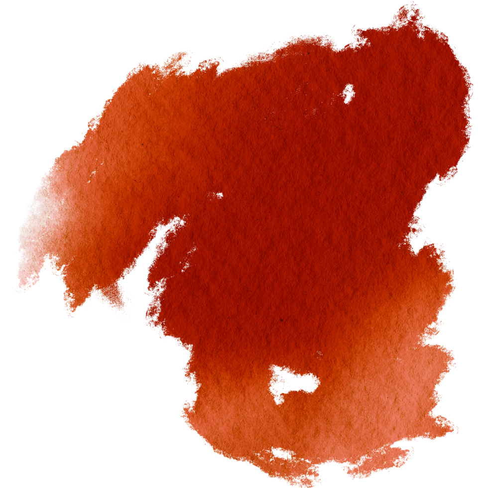 Textured Orange stroke blending into delicate watercolor tones png