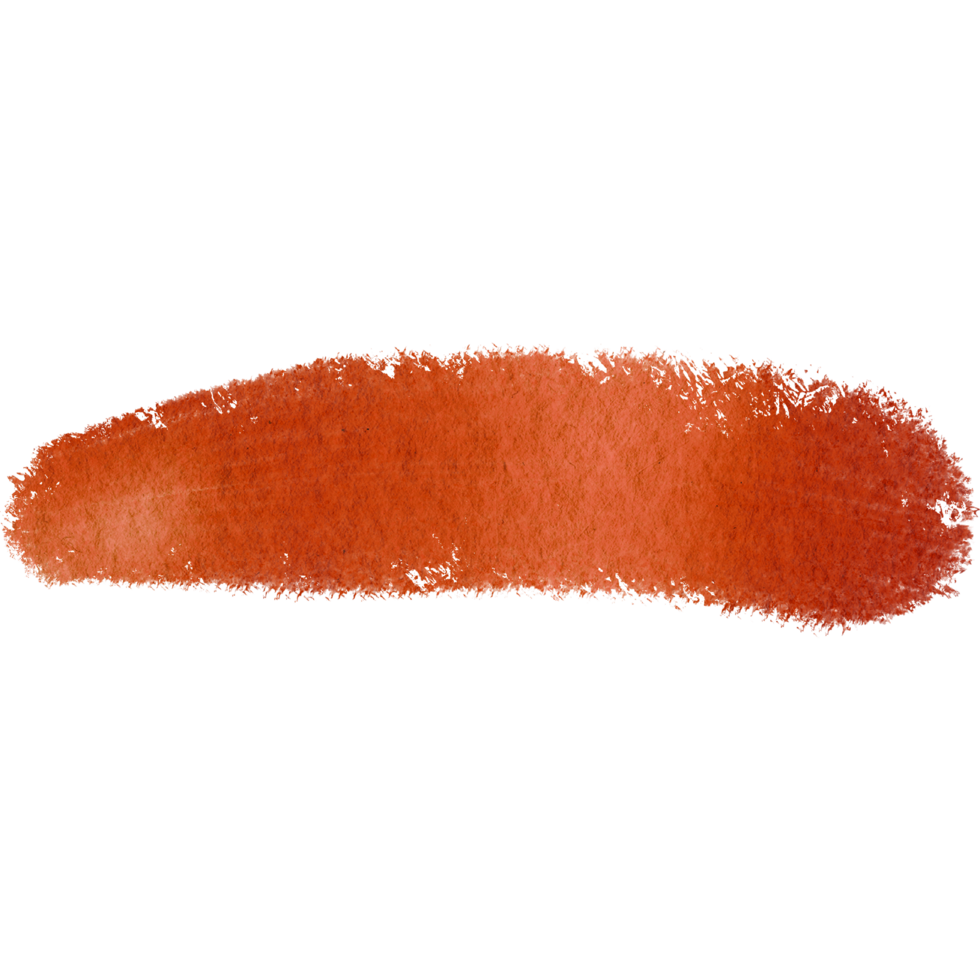 Textured Orange stroke flowing into delicate watercolor gradients png