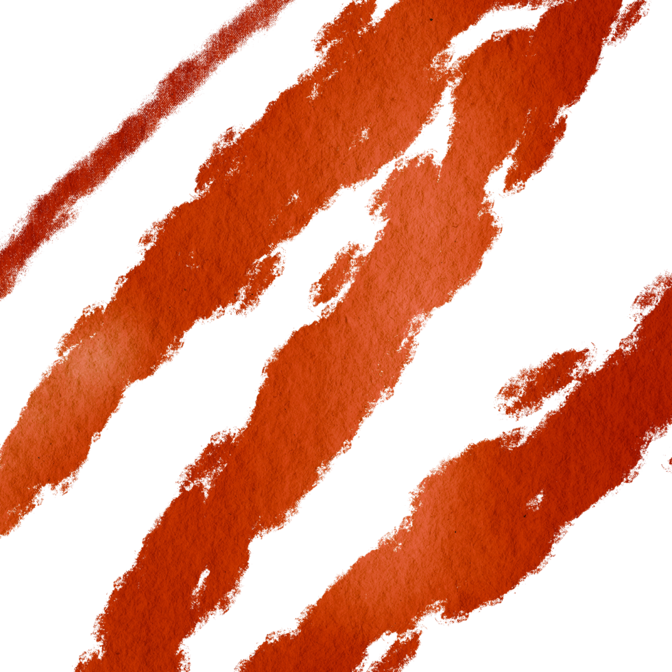 Textured Orange stroke merging into soft watercolor hues png