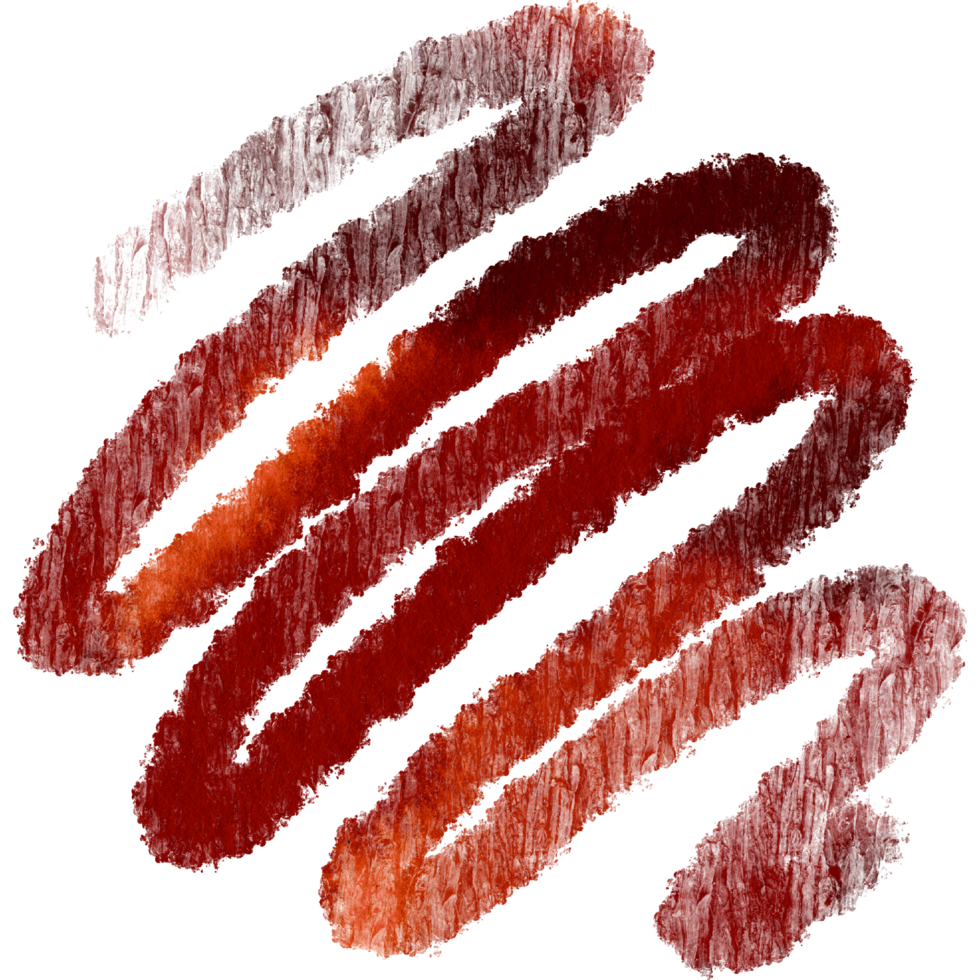 Textured Orange stroke gradually merging into soft watercolor gradients png