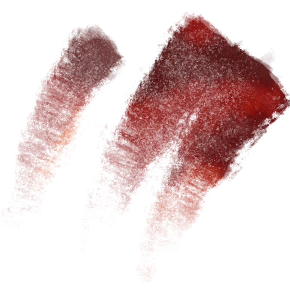 A Orange stroke transitioning from gritty textures into soft watercolor gradients png