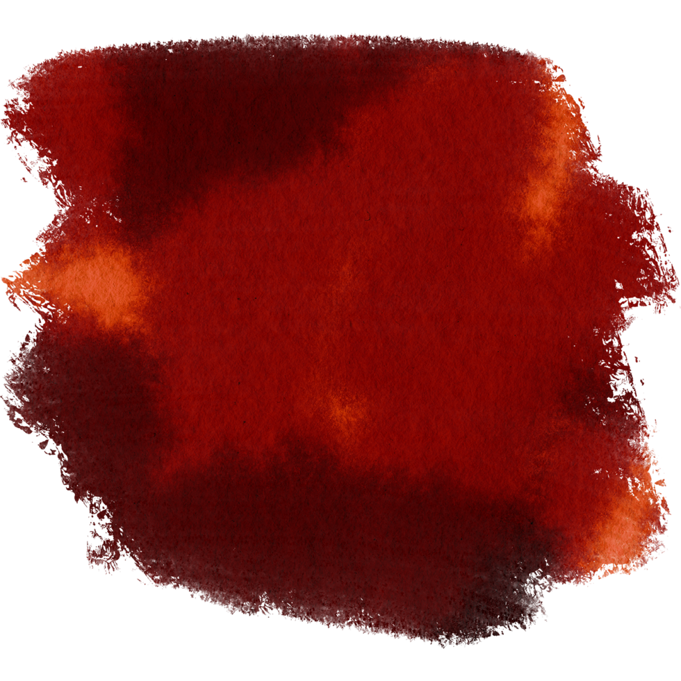 A textured Orange stroke blending into gentle watercolor tones png