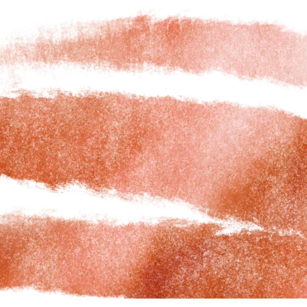 A textured Orange stroke evolving into gentle watercolor washes png