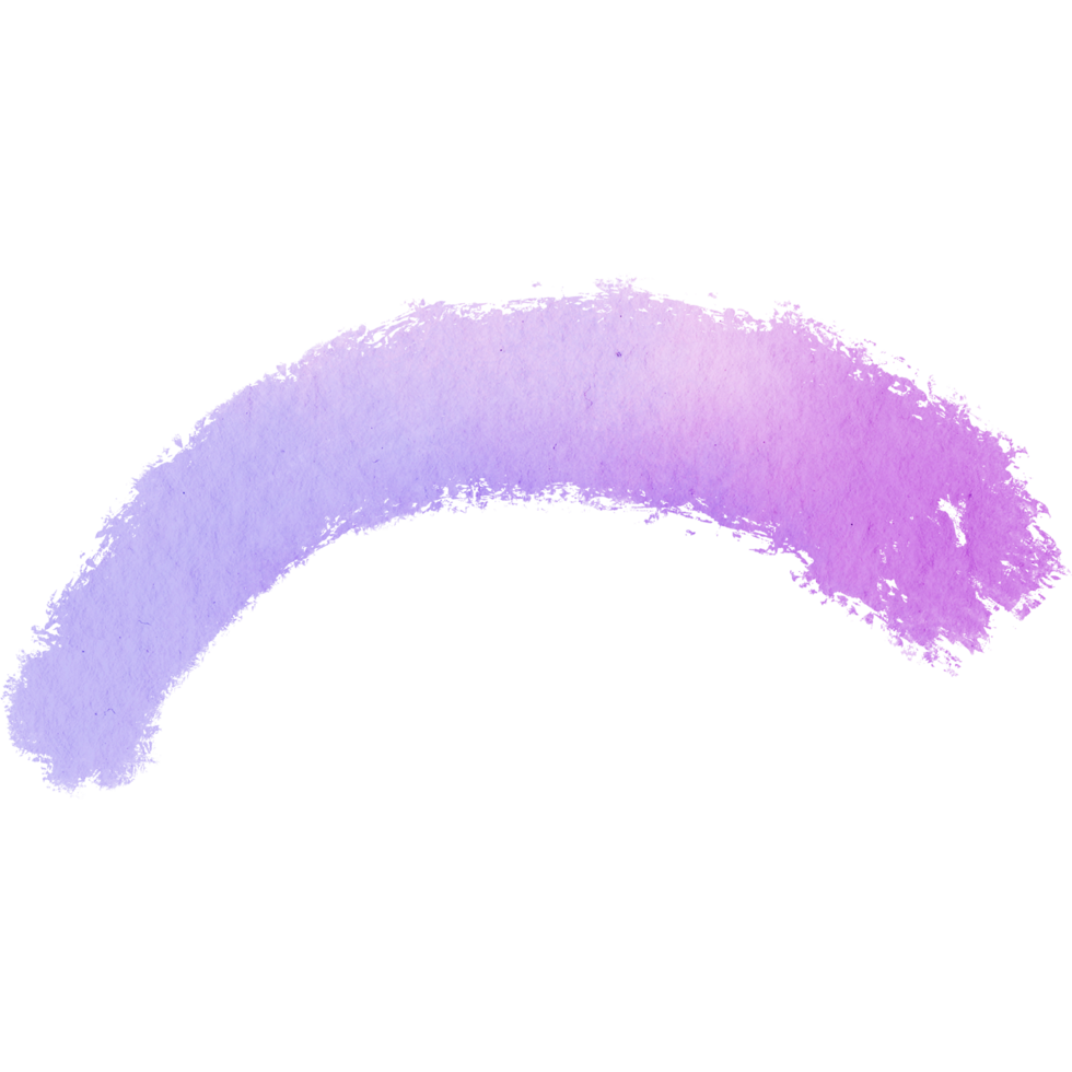 Bold Pastel brush stroke with gritty grunge texture softened by watercolor png