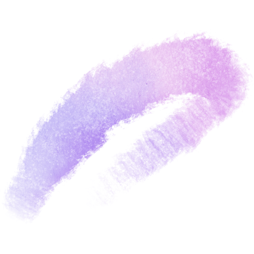 A vivid Pastel watercolor brush stroke with raw edges and grunge textures png