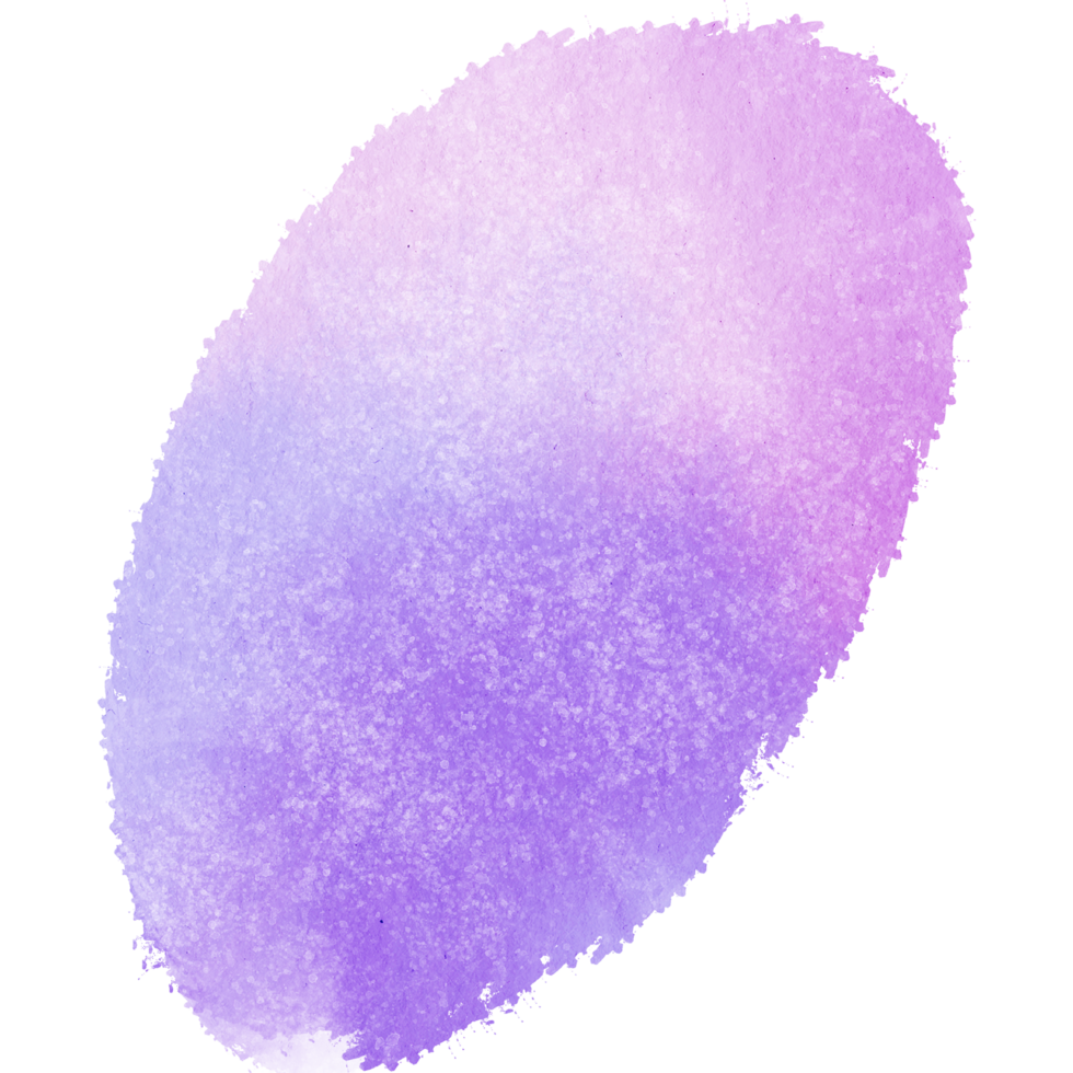 Pastel watercolor brush stroke with grunge textures and faded edges png