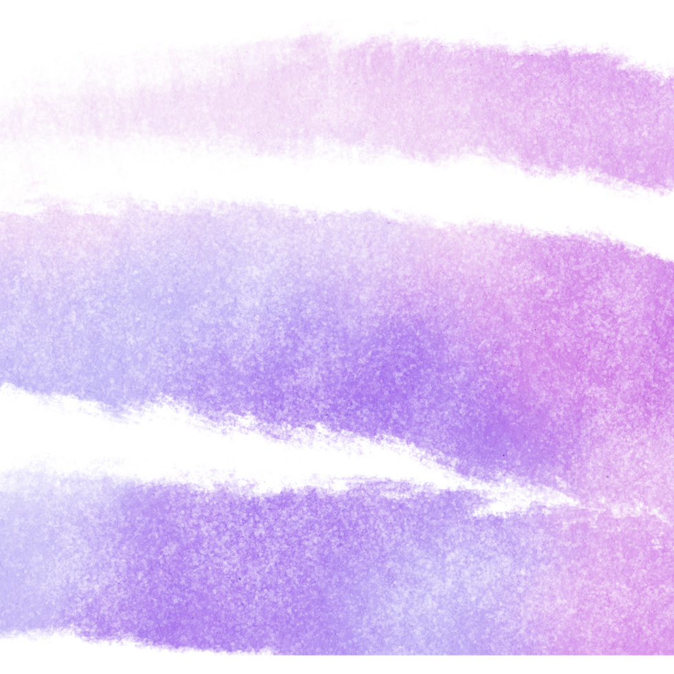 Pastel brush stroke with grungy textures blending into soft watercolor tones png