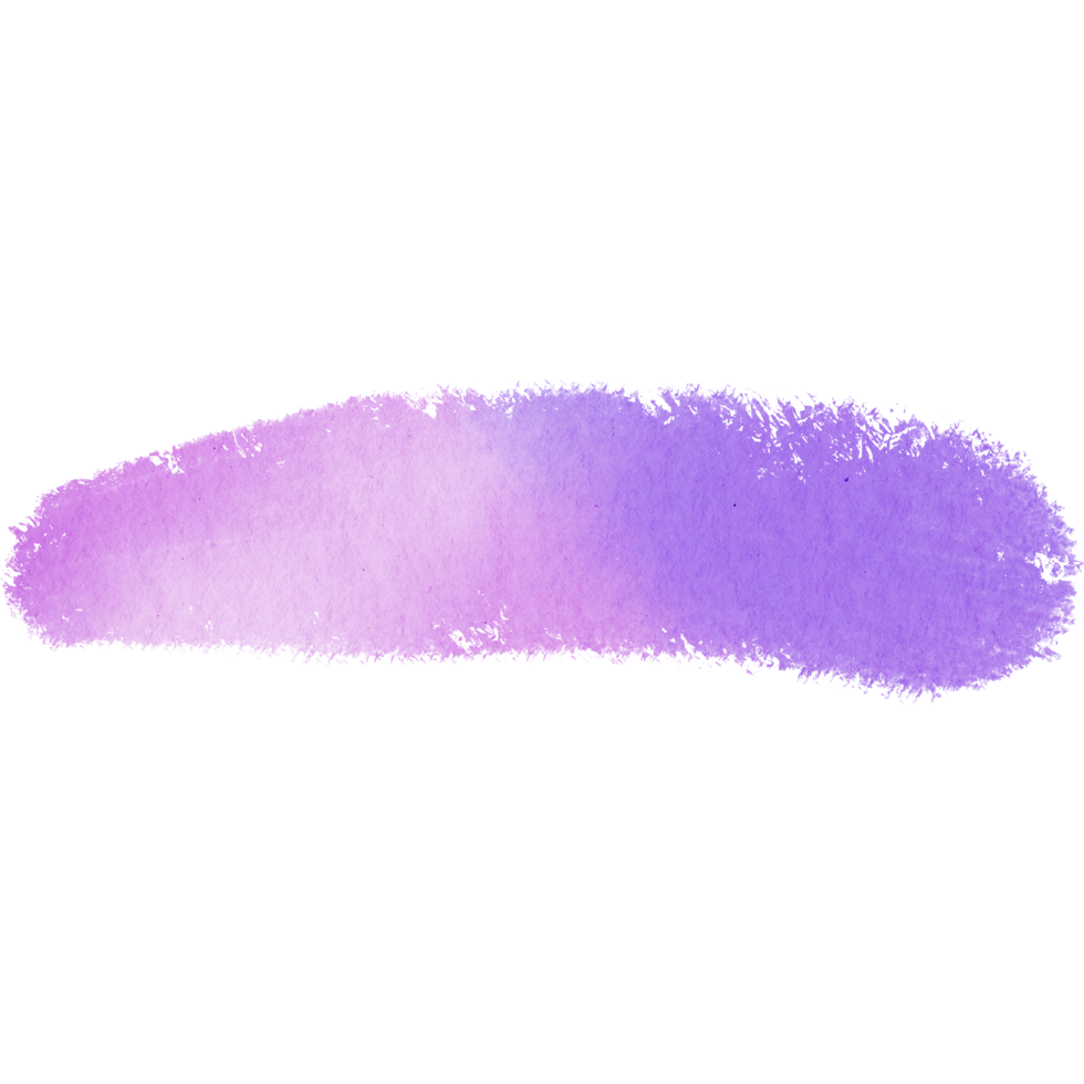 A faded Pastel brush stroke with grunge like roughness and a soft watercolor finish png