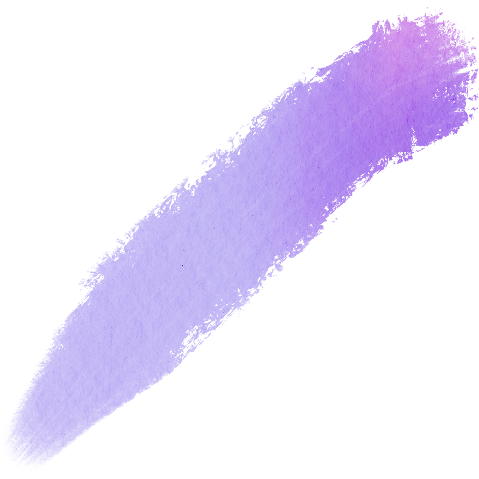 A raw Pastel brush stroke with soft watercolor blending and grunge like roughness png