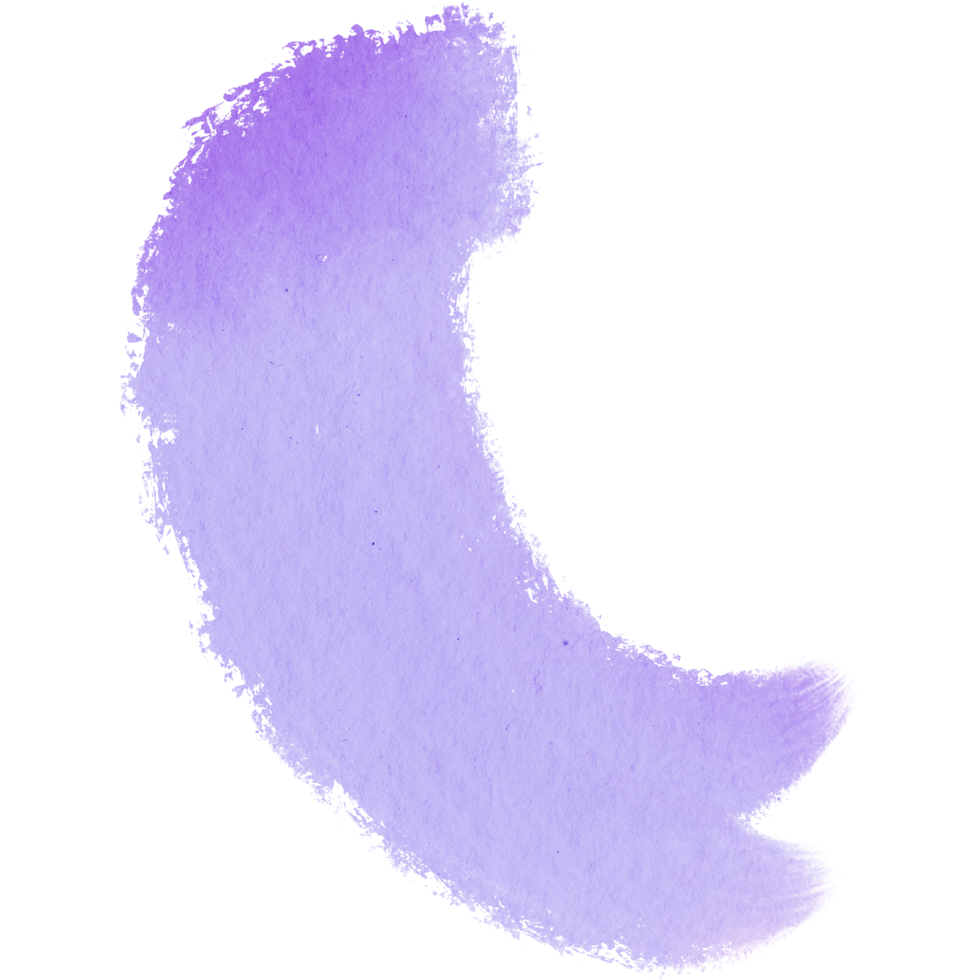 A soft Pastel watercolor brush stroke with raw edges and subtle grunge textures png