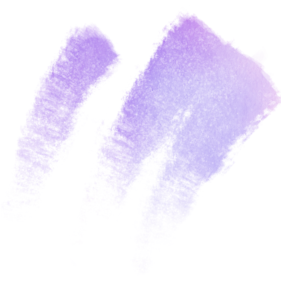 A striking Pastel watercolor stroke with rough edges and grunge like textures png