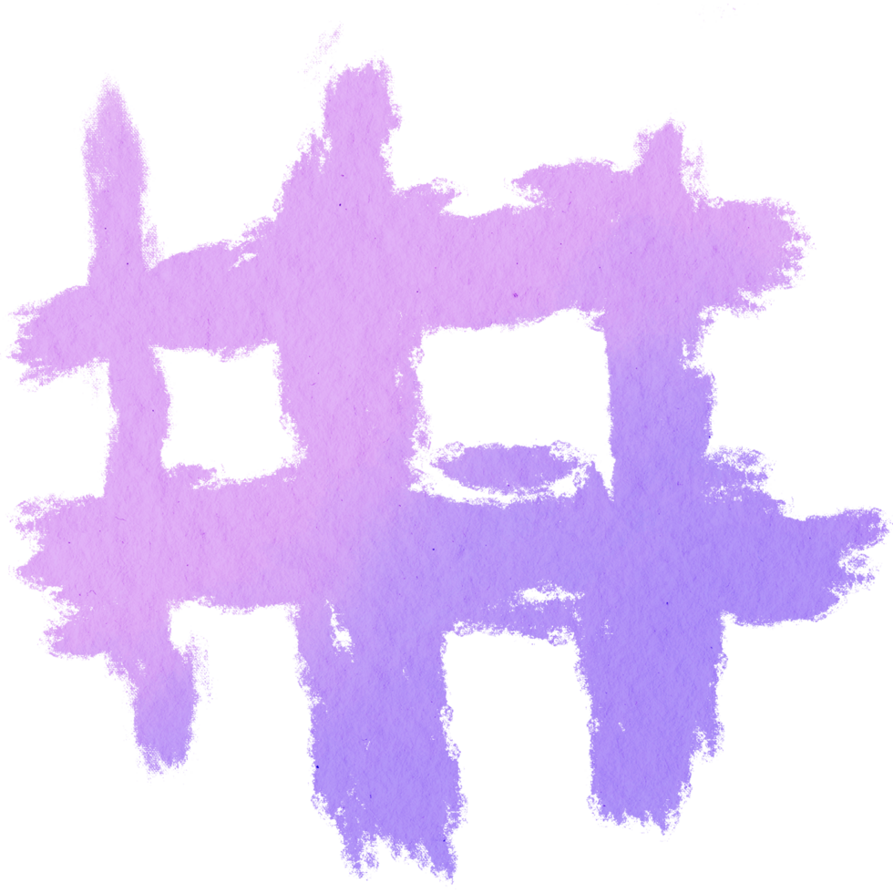 A rough Pastel brush stroke with rugged grunge edges and smooth watercolor blending png