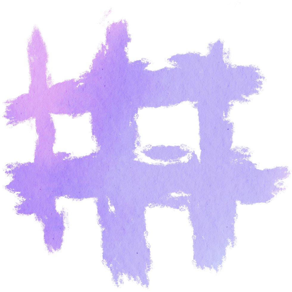 A soft Pastel brush stroke with grunge textures and a smooth watercolor blend png