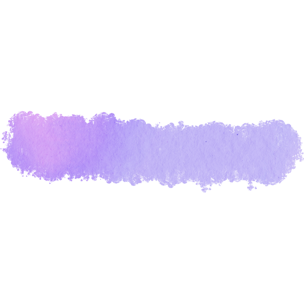 A rough edged Pastel brush stroke blending smoothly into soft watercolor png