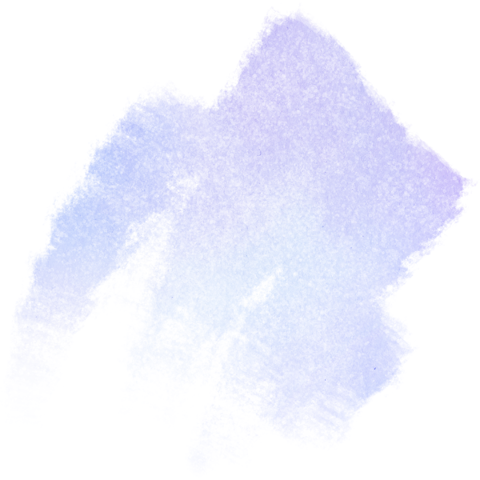 A textured Pastel watercolor stroke merging into raw hand drawn grunge marks png