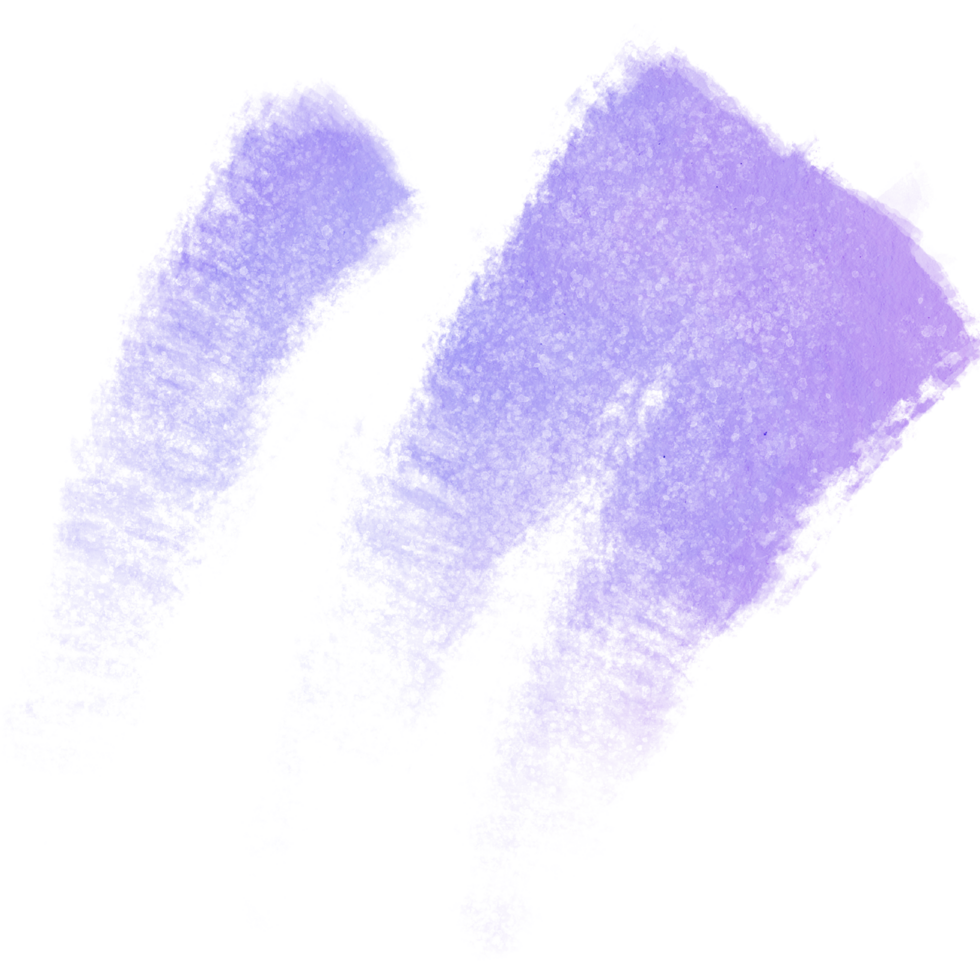 A raw Pastel watercolor stroke with rugged gritty grunge finishes png