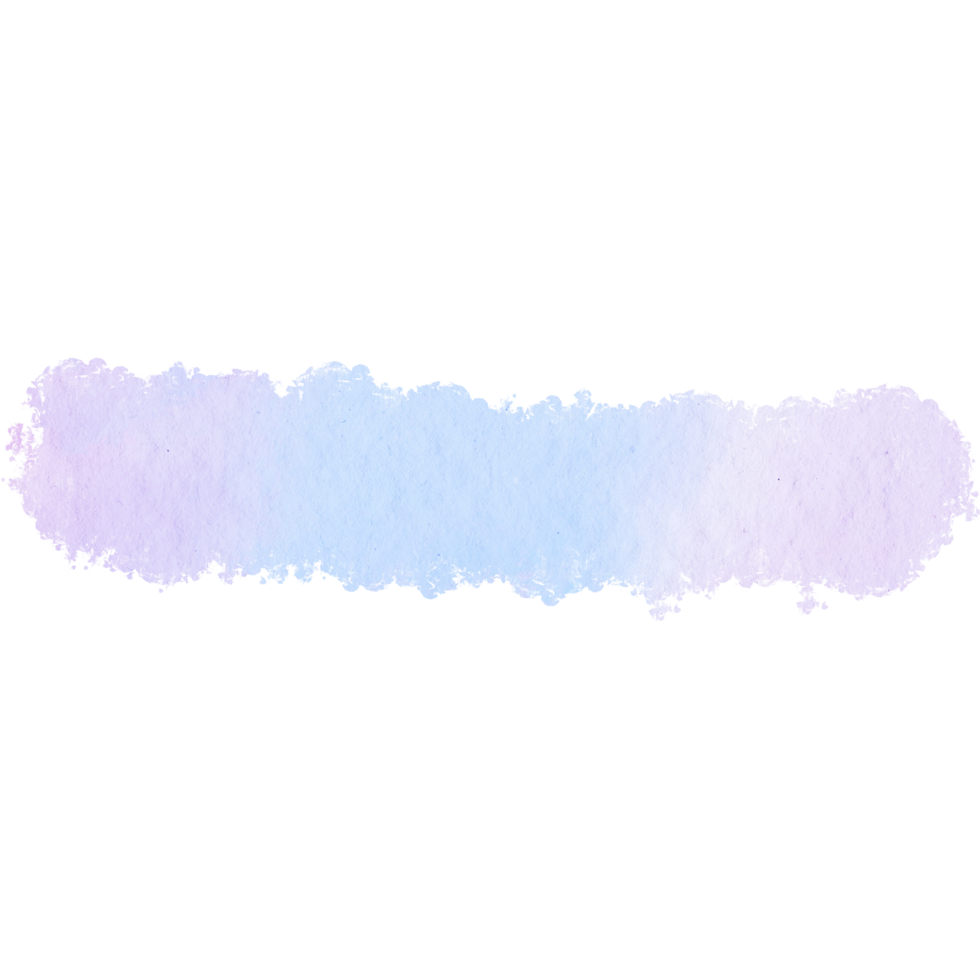 Beautiful Pastel watercolor brush strokes with raw gritty grunge edges png