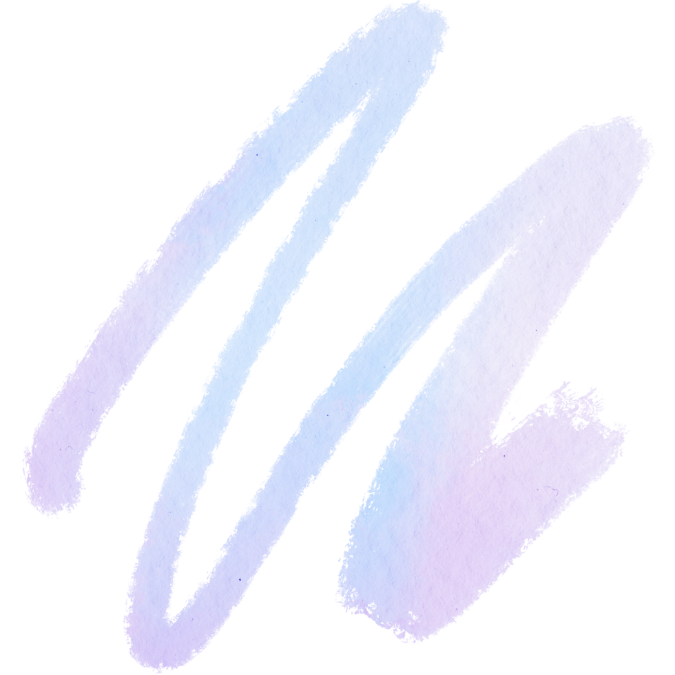 Beautiful Pastel watercolor brush strokes with raw textured grunge marks png