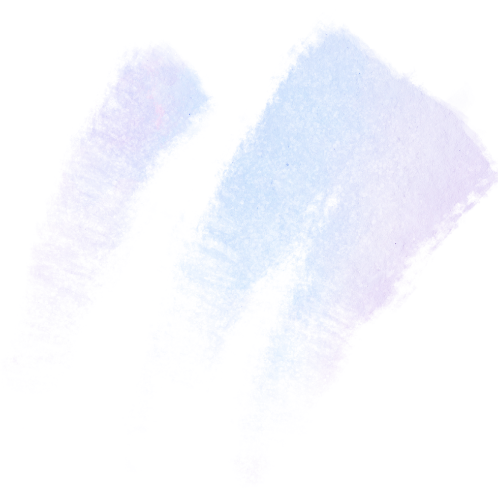 Gorgeous Pastel watercolor brush strokes with raw textured grunge effects png