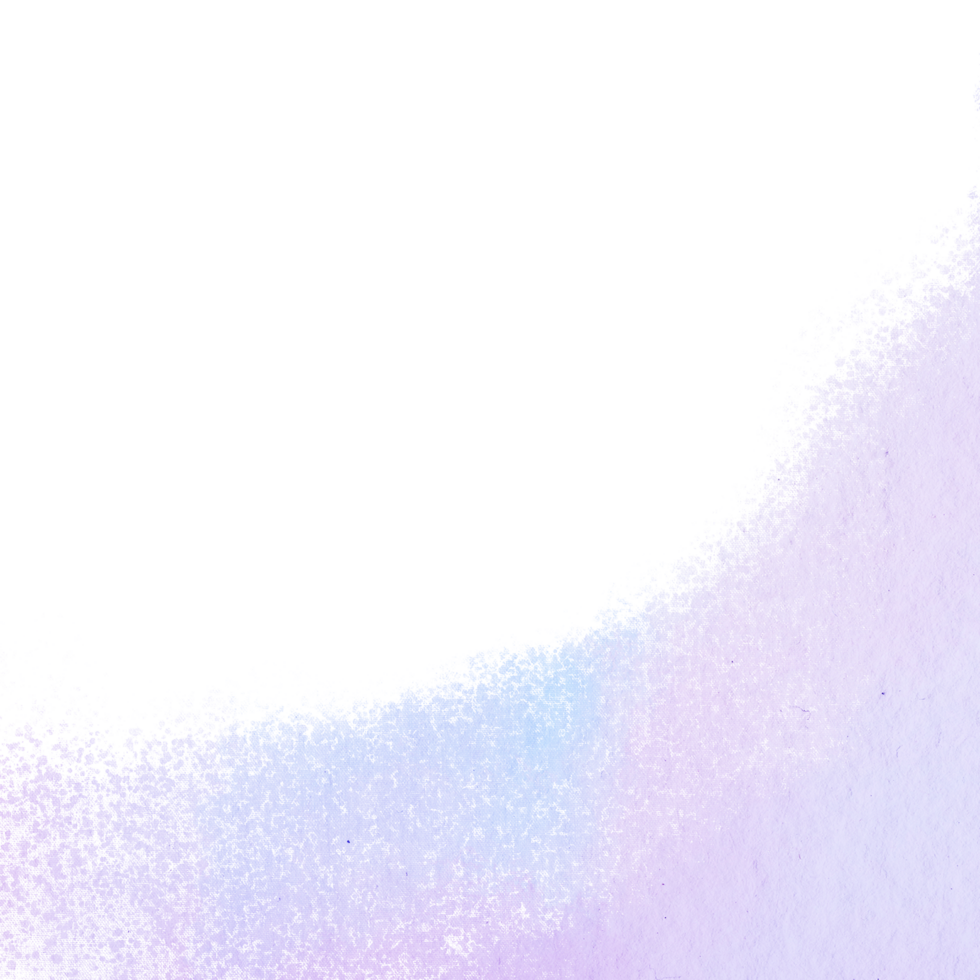 Gorgeous Pastel watercolor strokes fading into rough gritty grunge effects png