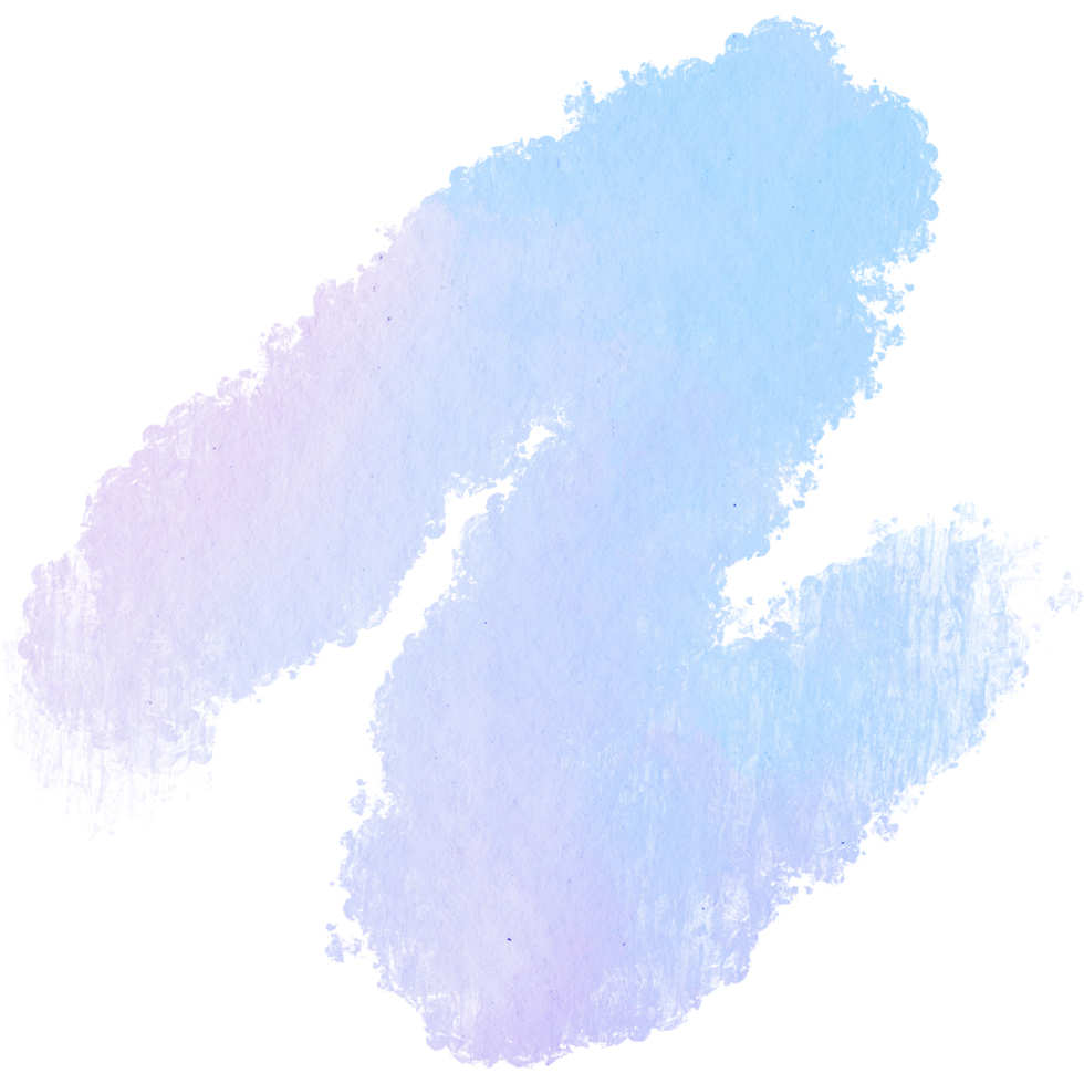 A stunning Pastel watercolor stroke merging into textured bold grunge effects png