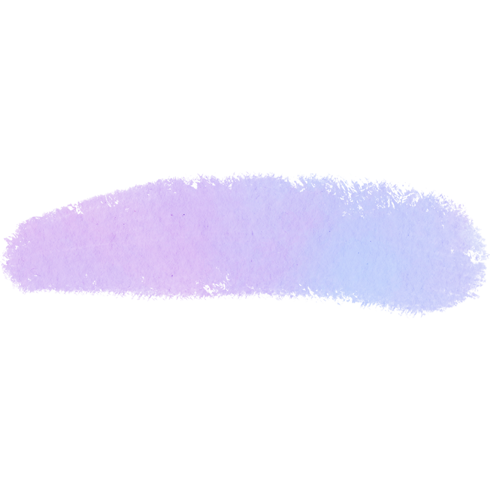 A soft Pastel watercolor stroke dissolving into gently textured grunge effects png