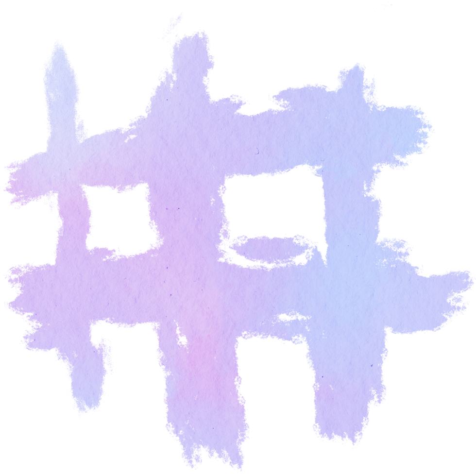 A smooth Pastel watercolor blending seamlessly into grunge inspired textured details png