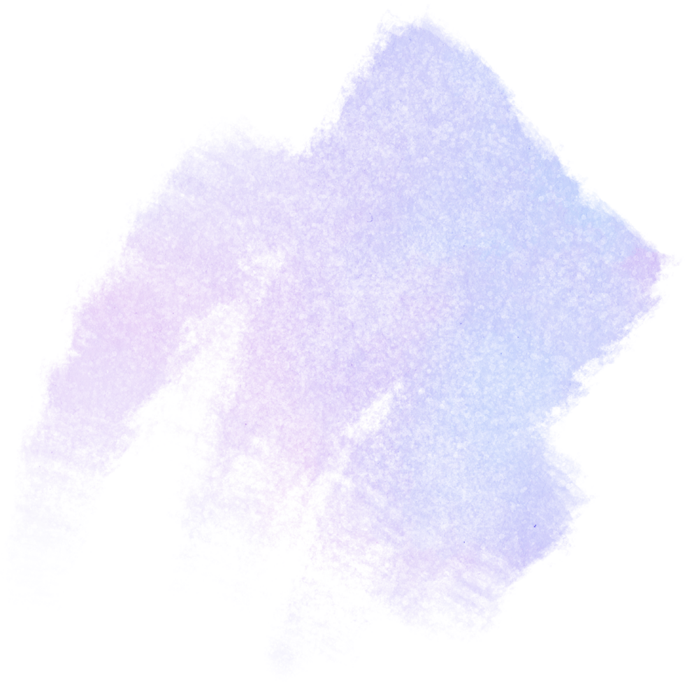 Grungy hand drawn stroke in shades of Pastel watercolor png