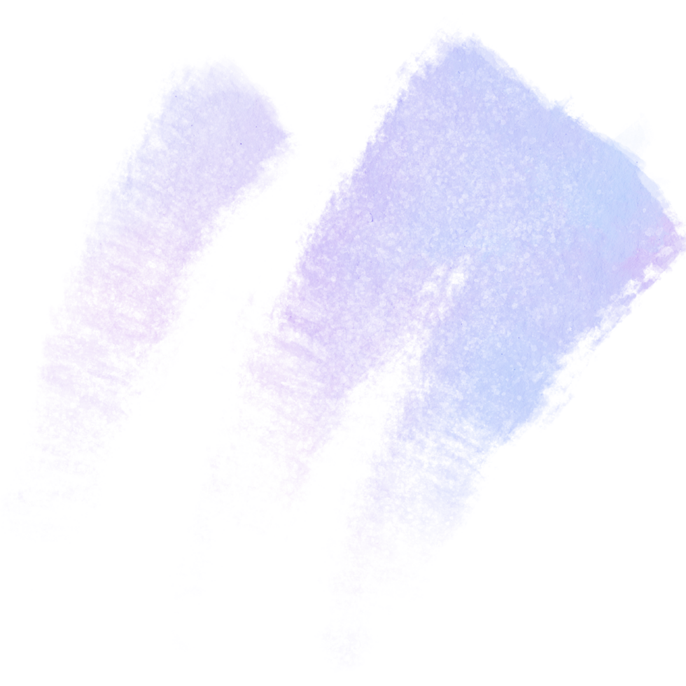 Rough Pastel watercolor stroke with hand sketched grunge textures png