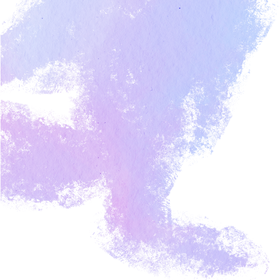 A rugged hand sketched stroke in Pastel watercolor with rough textures png