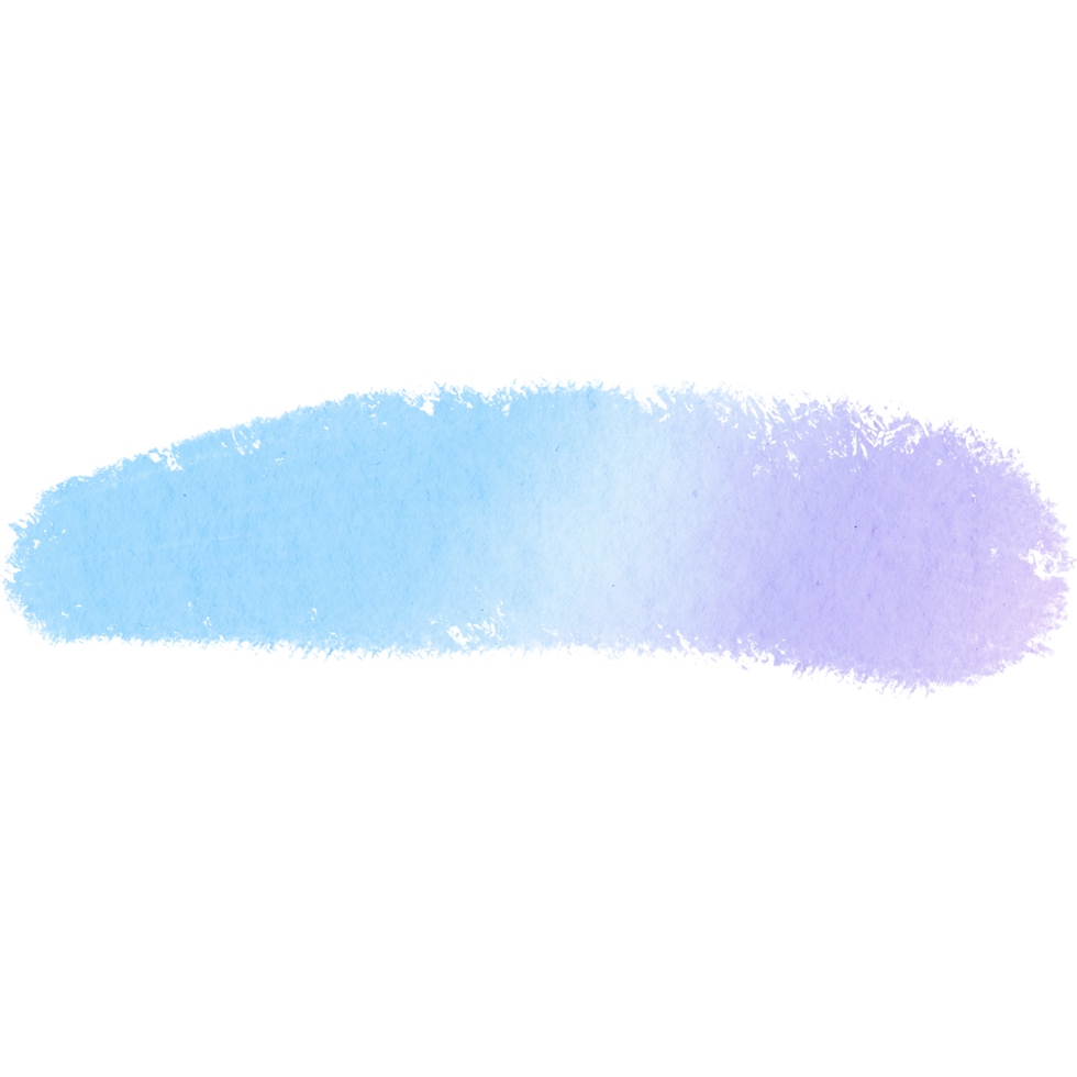 A rugged Pastel brush stroke with grunge textures and smooth watercolor blending png