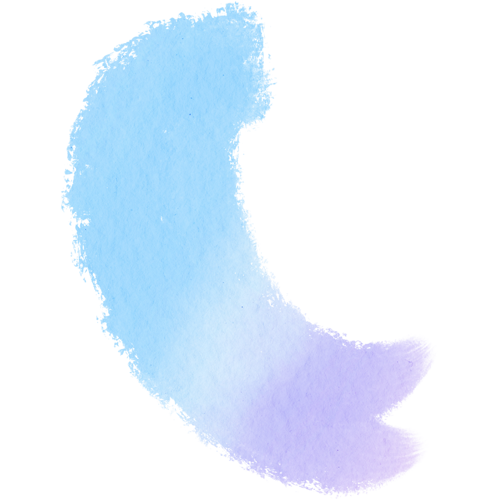 Pastel stroke with gritty grunge textures and smooth watercolor blending png