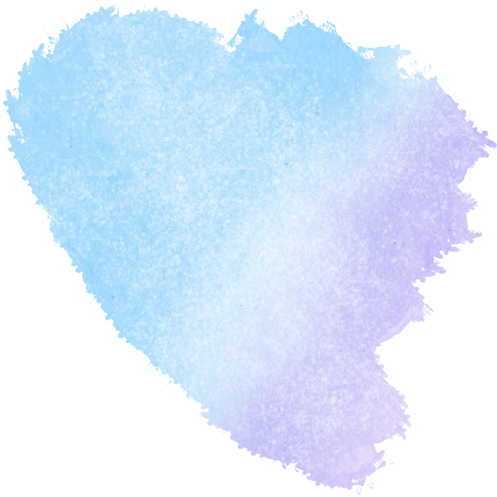 A textured Pastel brush stroke with rugged edges and fluid watercolor blending png