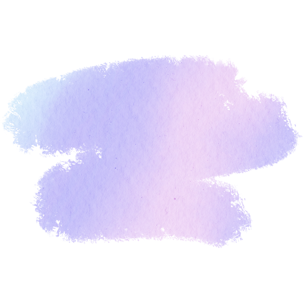 Pastel stroke with grunge details and soft watercolor transitions png
