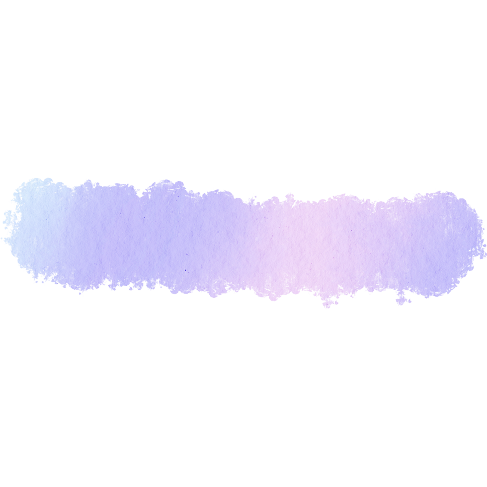 A rugged Pastel stroke with grunge details and smooth watercolor transitions png