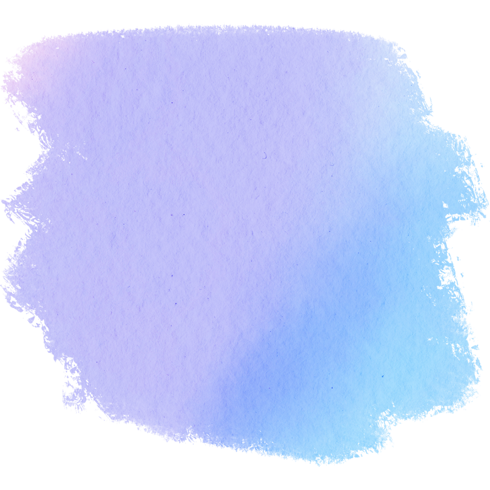 Pastel brush stroke with gritty textures and seamless watercolor blending png