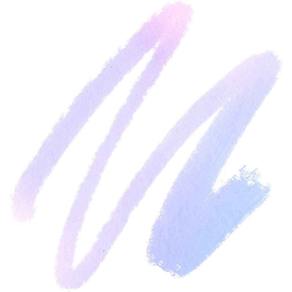 A faded Pastel stroke blending rugged textures with smooth watercolor transitions png