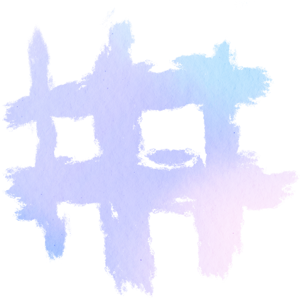 A rough Pastel stroke merging rugged grunge elements with fluid watercolor fades png