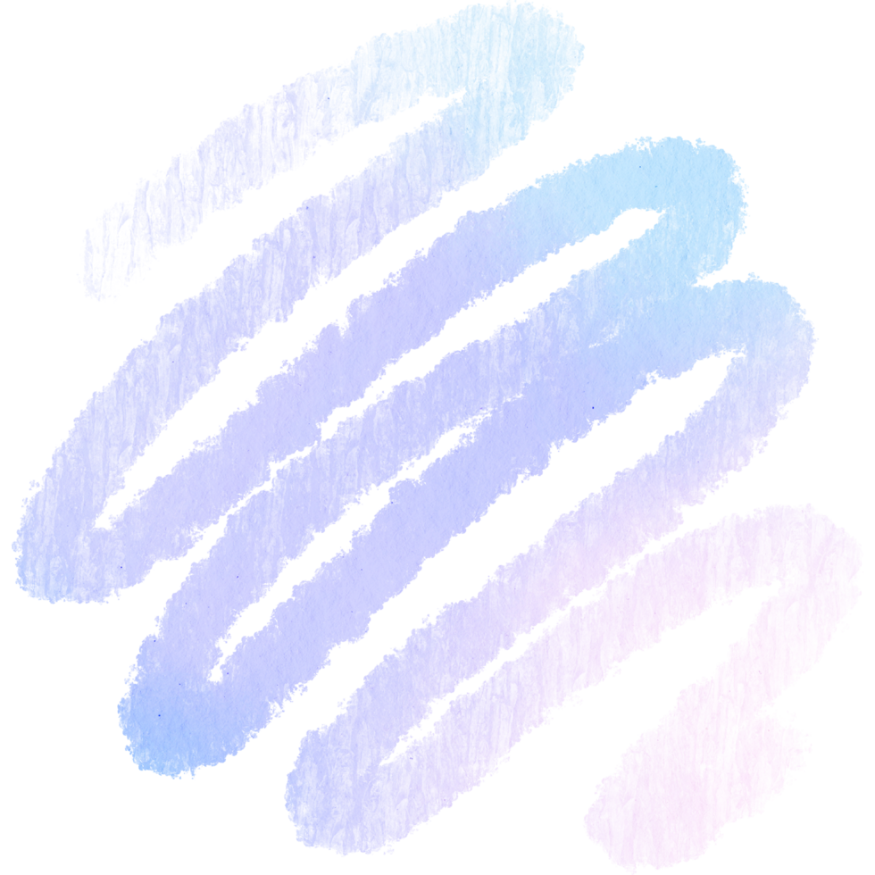 Pastel stroke blending rough grunge elements with smooth watercolor gradients png