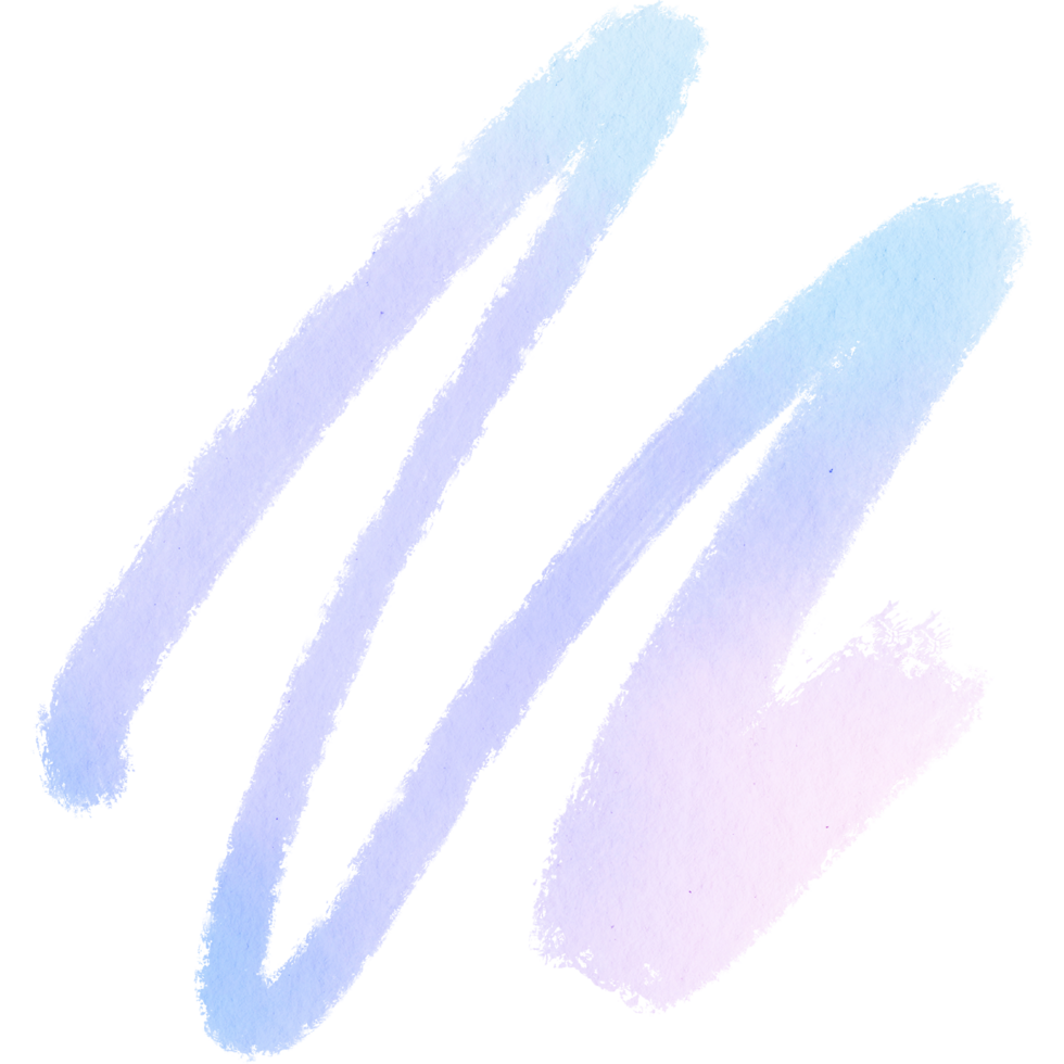 A bold Pastel stroke blending rugged textures with soft watercolor effects png