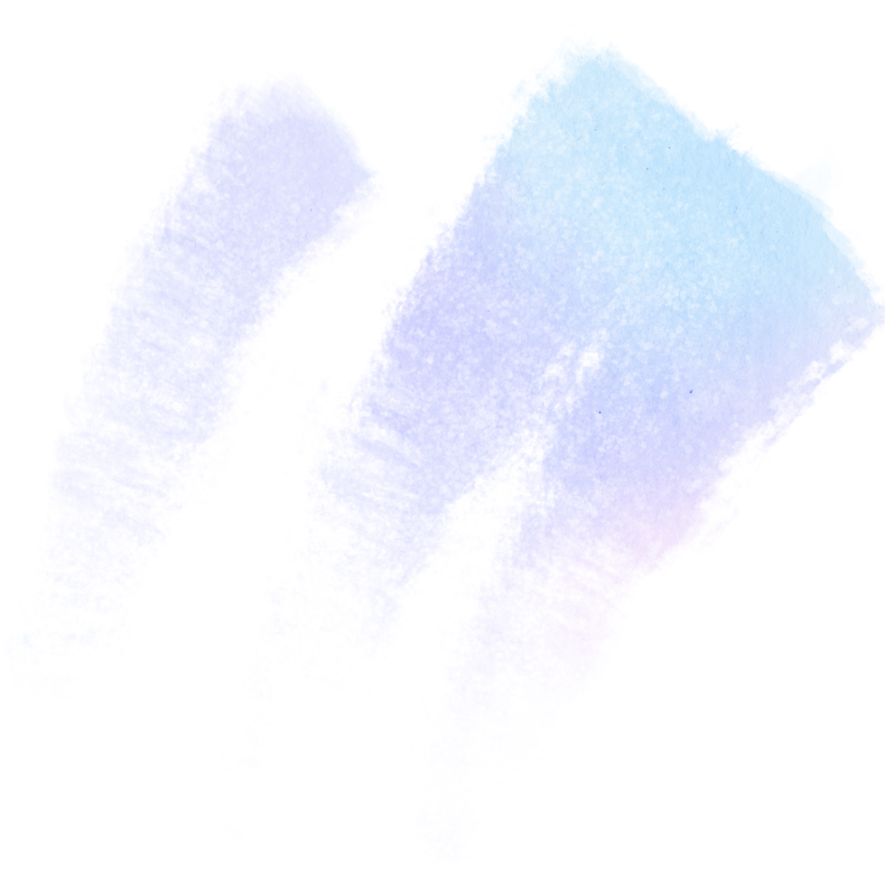 A rough edged Pastel stroke merging distressed textures with smooth watercolor transitions png