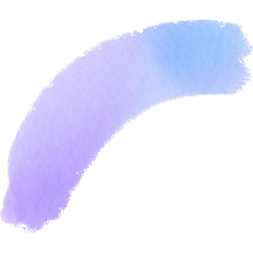Pastel stroke merging rugged grunge elements with smooth watercolor gradients png