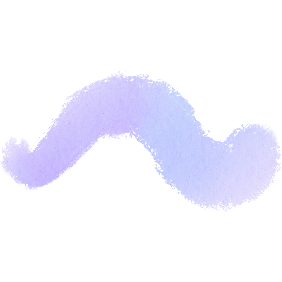 A rough edged Pastel stroke blending rough textures with smooth watercolor gradients png