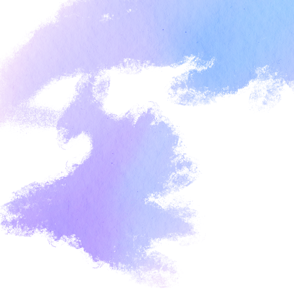 A rough Pastel stroke merging distressed textures with smooth watercolor blending png